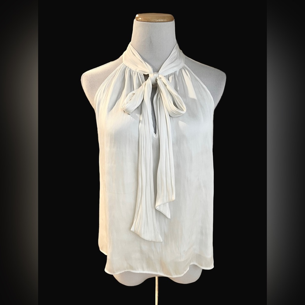 RESET by Jane White Eleanor Silky Sleeveless Blouse Size Small - Picture 1 of 3